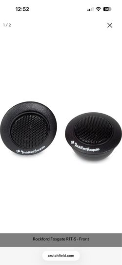 Rockford Fosgate R1T-S Prime Series Mylar balanced dome tweeters