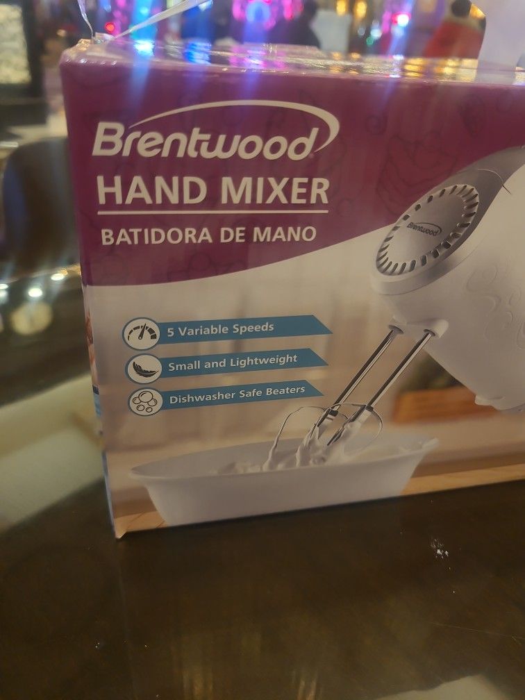 Variable Speed Hand Mixer By Brentwood