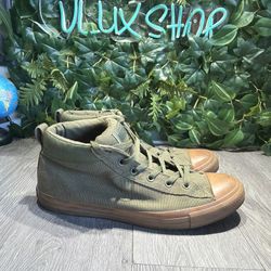 Converse All Star Men’s Sneakers Army Green Size US 12  High Top Military Style