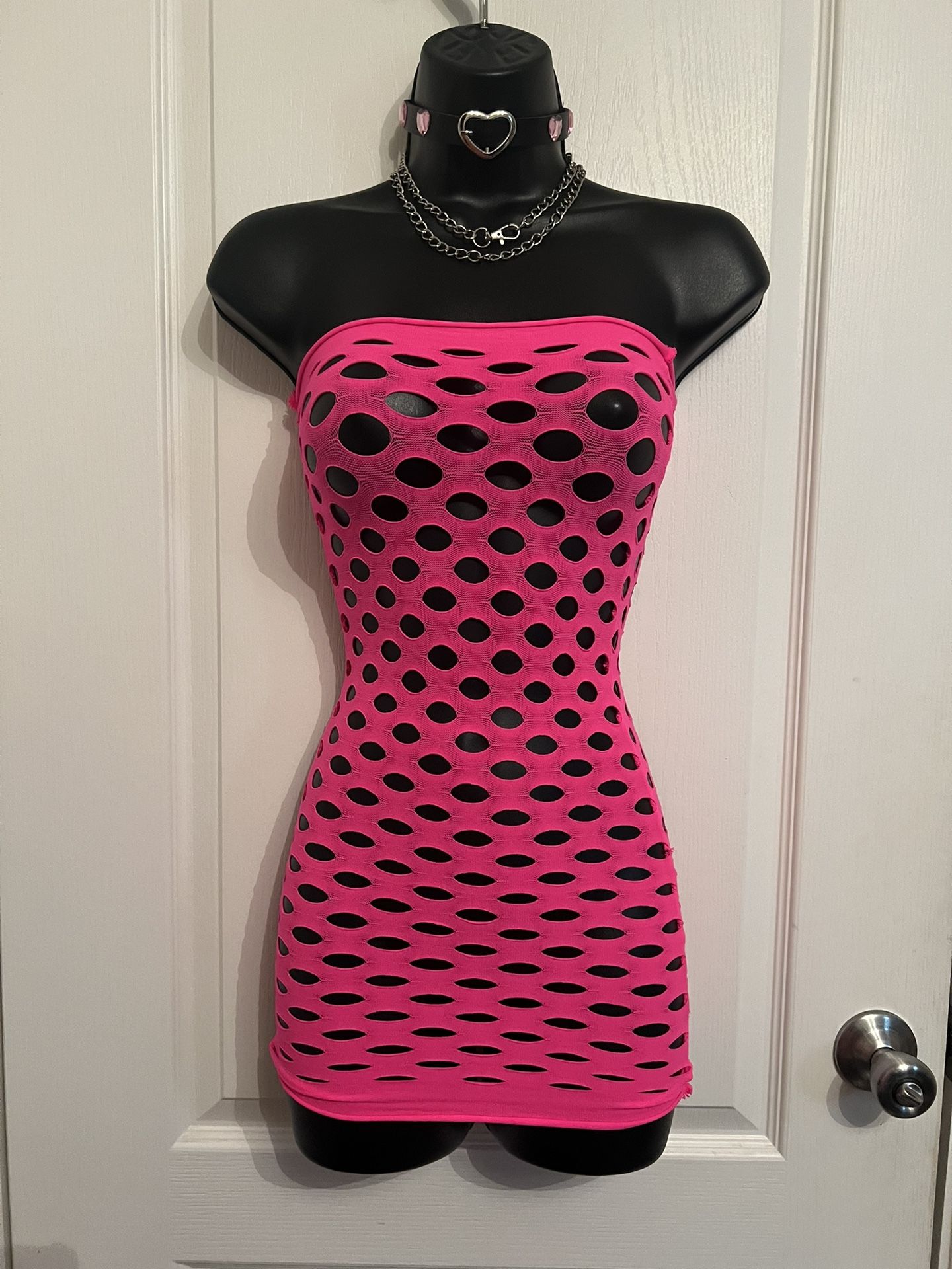 NEW : Fishnet Mini Dress