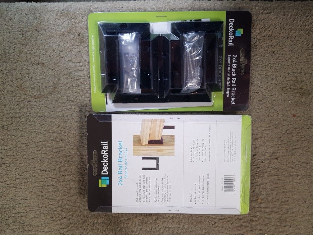 2×4 Decko Rail Stair Brackets