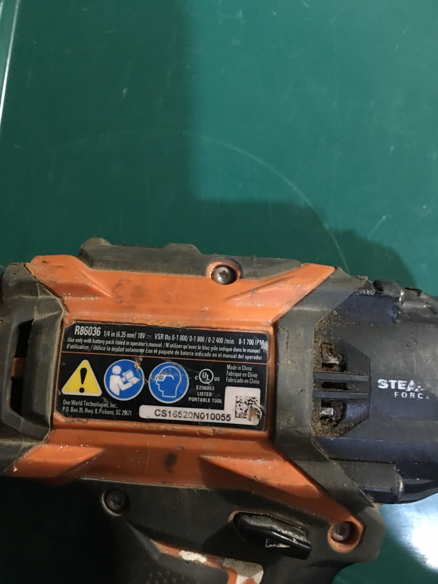 Ridgid R86036K 18v Li ion Cordless 1 4 Inch Stealth Force Pulse for Sale in Joliet IL OfferUp