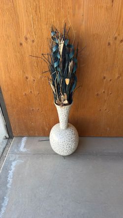 Vase with plants