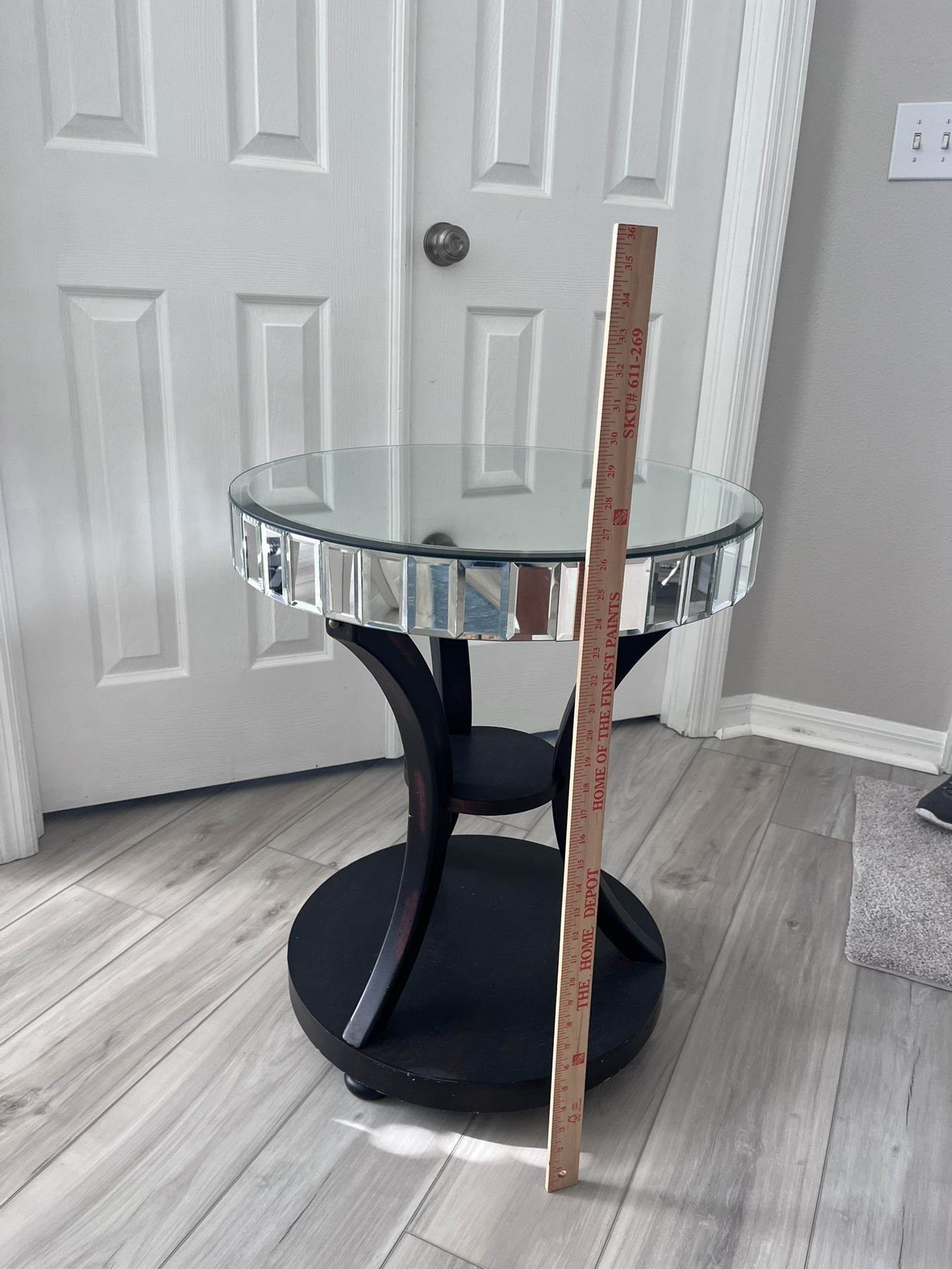 Mirrored Side Table
