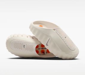 Nike Mind 001 Slide Sail/Metallic Platinum Men's Size 10 HQ4307-100 New