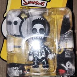 The Simpsons Bart Simpson Skeleton Keychain