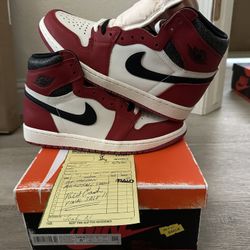 Brand New. DS. Never Worn. Jordan 1 Chicago Lost and Found. Sz 8.5 $340 