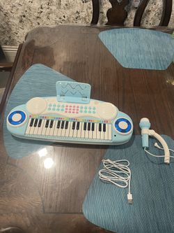 Costway 37-Key Toy Keyboard Piano Electronic Musical Instrument Blue