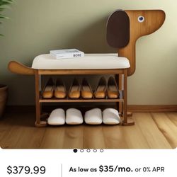 Wooden Shoe Bench