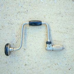 Vintage Stanley 12" Ratcheting Hand Auger Drill 