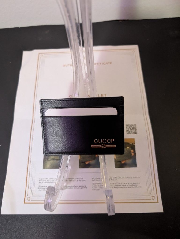 Authenticated Gucci Card Holder Wallet Mens