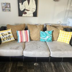 Sofa With All The Pillows