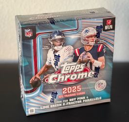 2025 Topps Chrome Football Mega Box