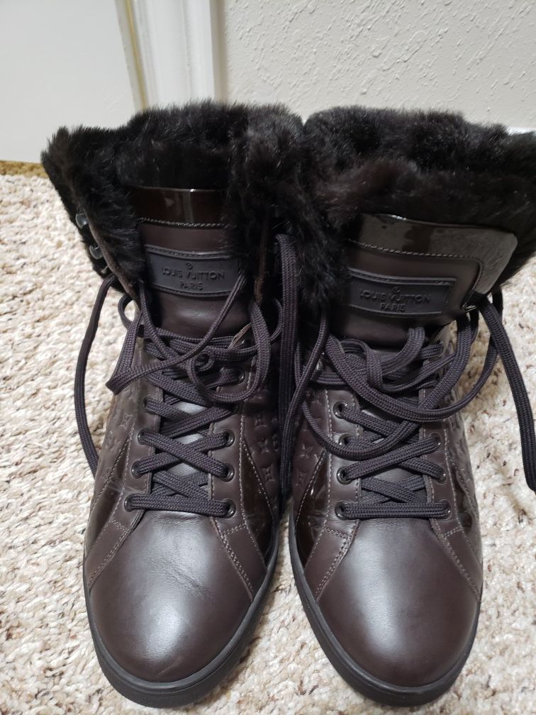 Louis Vuitton High Top Sneakers Size 8 Best Offer