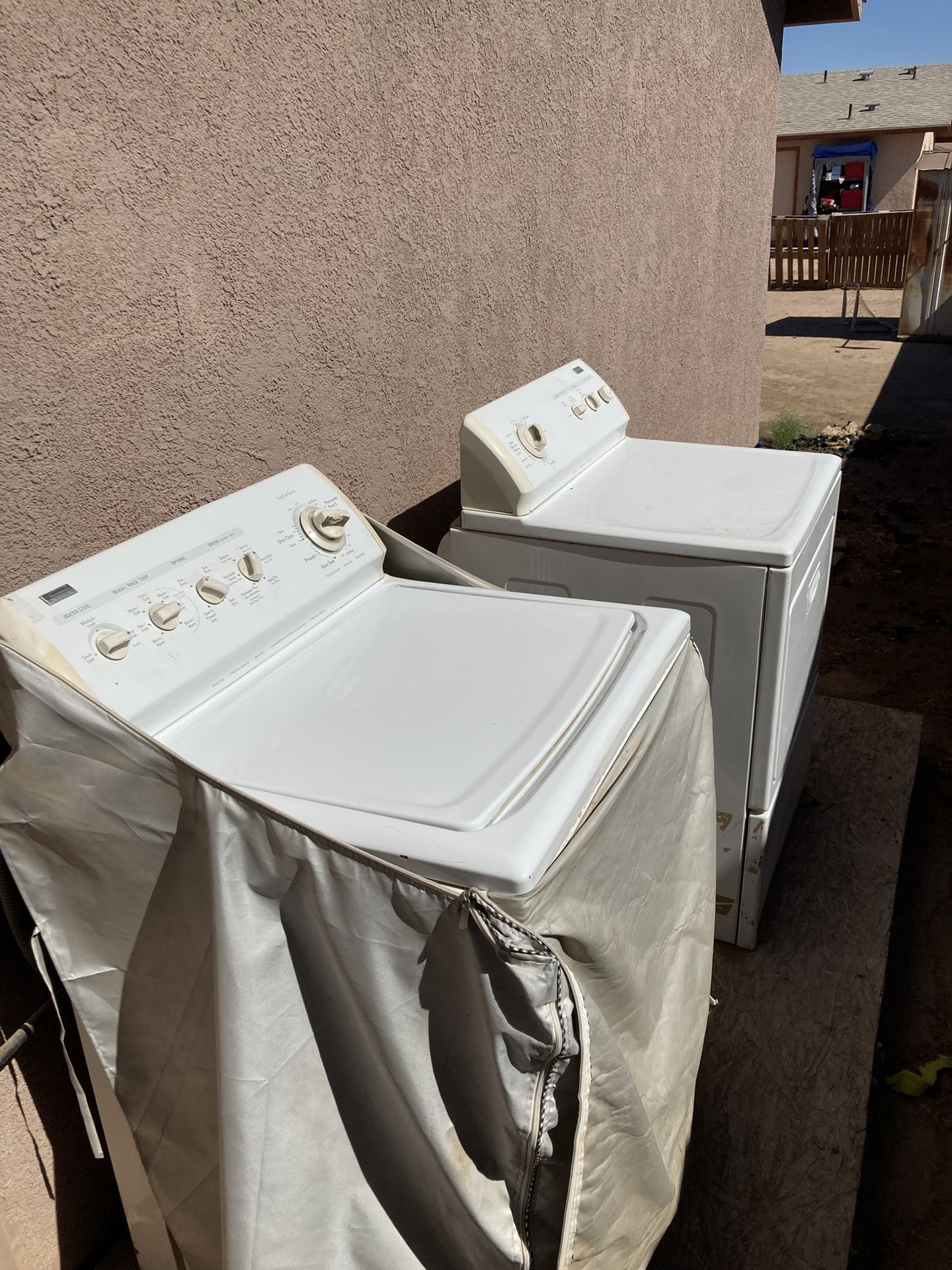 Washer and dryer