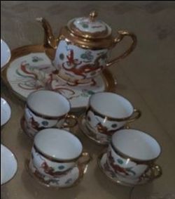 JAPANESE PORCELAIN TEA  SET WARE