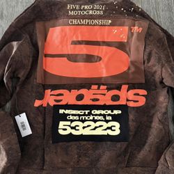 555 Orange Spider Hoodie FIRE PIECE