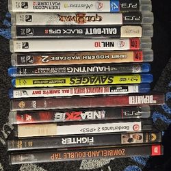 Mix Of Ps3, Blu-ray, DVDs 