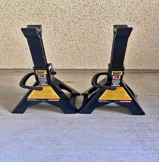 Dual 2-Ton Jack Stands Ultimate Combination of Stability and Strength! fine now