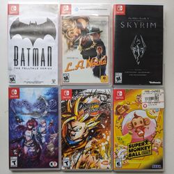 Lot of Nintendo Switch games