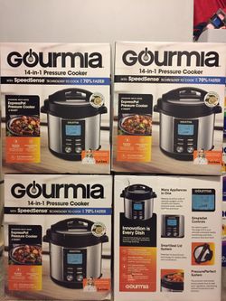 $75 each Gourmia Brand 14 in 1 pressure cooker
