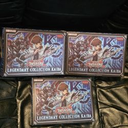 Yugioh Legendary Collection Kaiba Boxed Card Set New Factory Sealed! 3 Box Lot! 