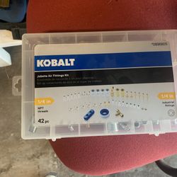 Kobalt 42 Piece Air Fittings Kit