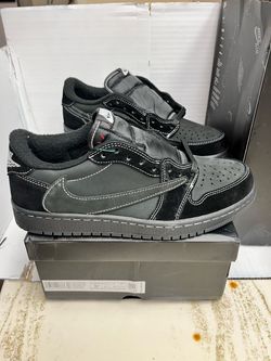 Nike Jordan 1 Low Travis Scott Black Phantom Size 9.5