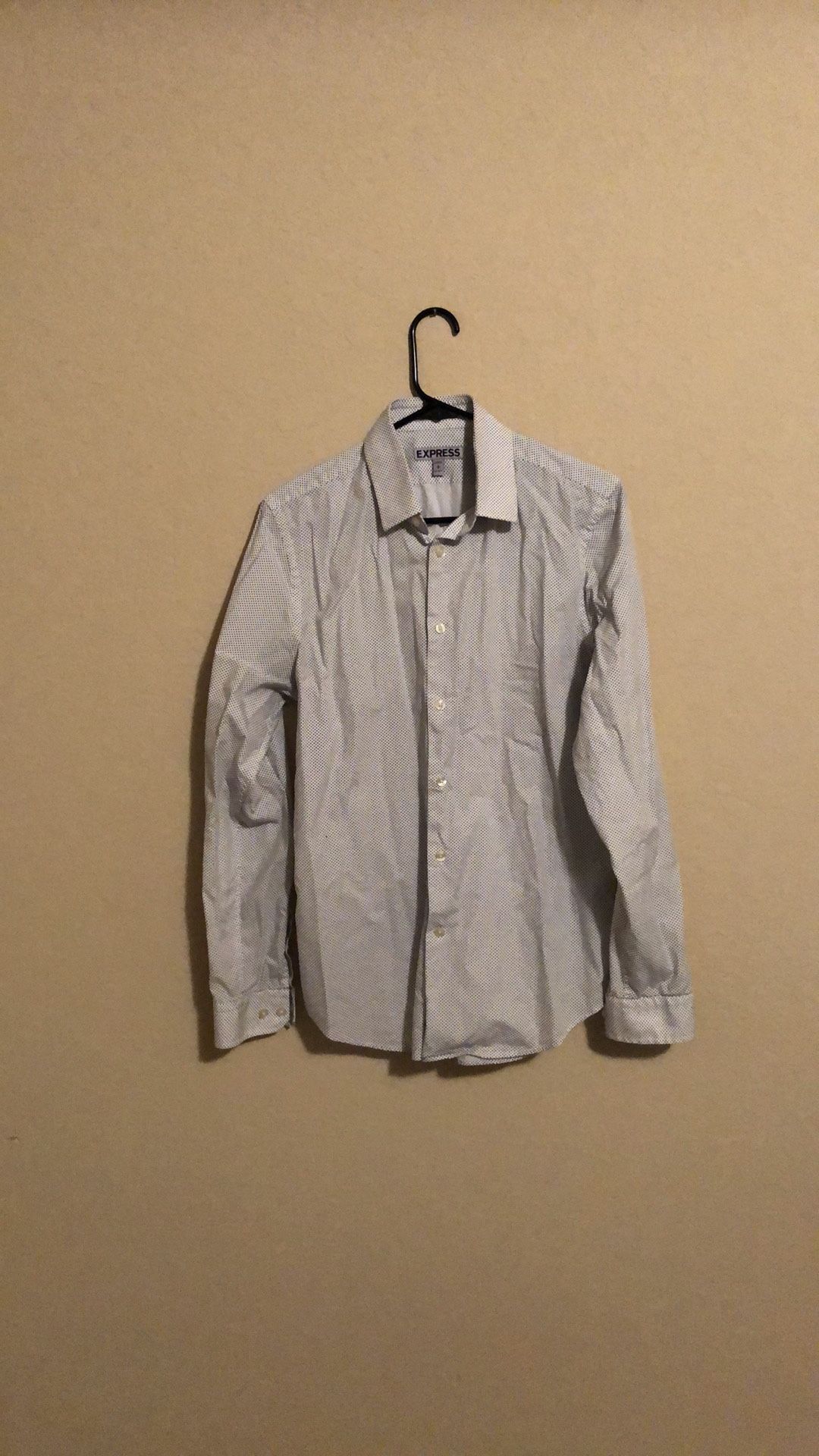 Men's Express Button Up Dress Shirt