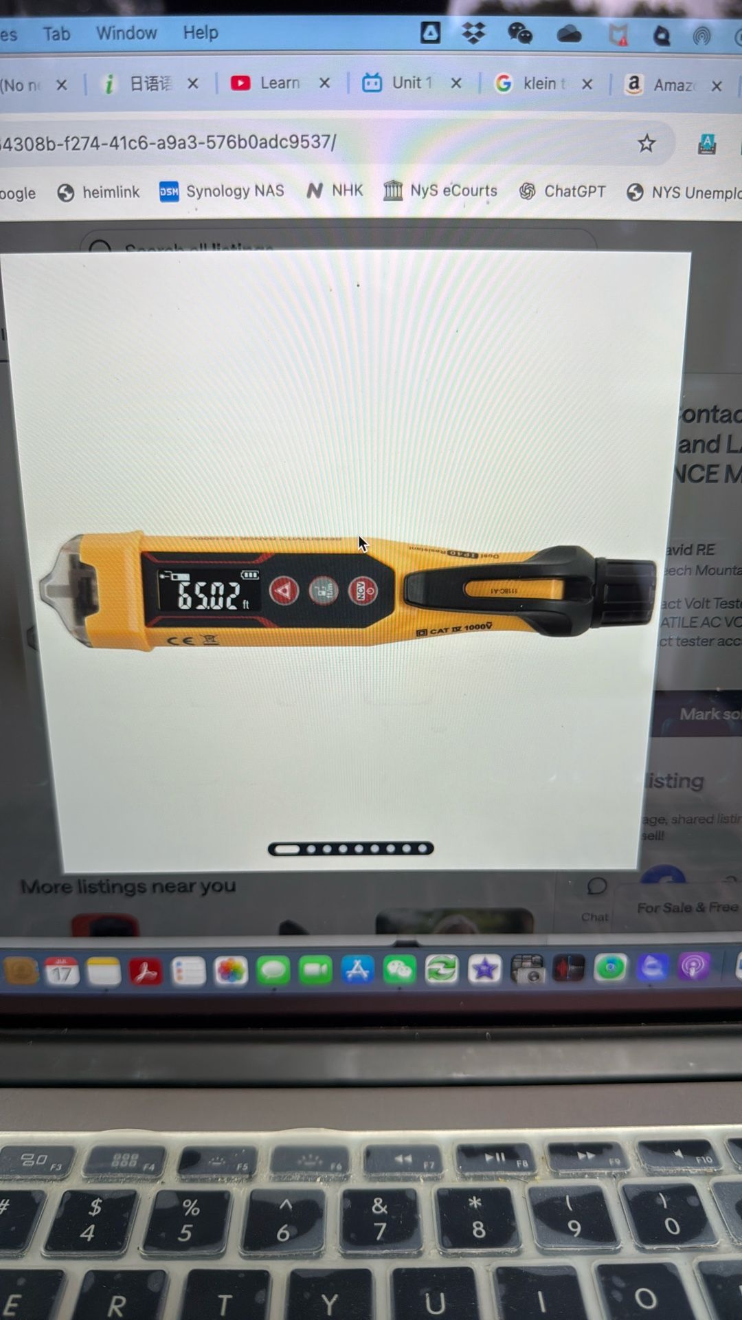 Non-Contact Volt Tester and LASER DISTANCE METER