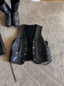 Vintage Motorcycle Vest( XLarge)
