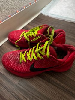 Nike Kobe Low-Top Basketball Sneakers Red