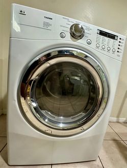 LG Tromm Front-Load Dryer White