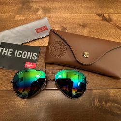 Ray Ban Aviator Flash Lenses Gradient Brass
