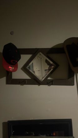 Antique hat/coat rack hang your rifle