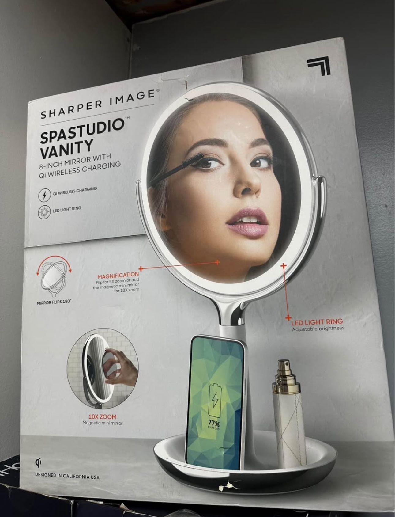 Sharper Image® SpaStudio™ 8" Vanity Mirror WILL TRADE
