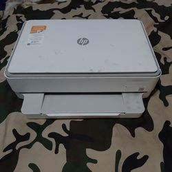 HP Envy 6055e Printer Scan Fax Copy BLK/WHT Color Duplex