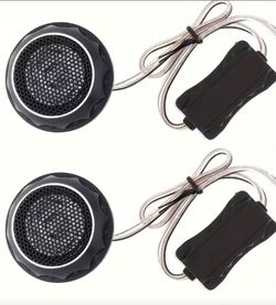 Dome tweeters with crossovers one pair