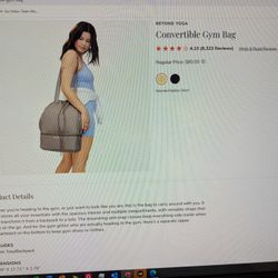 Beyond Yoga Convertible Gym Bag