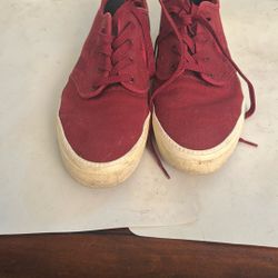 Converse Red Canvas Sneakers