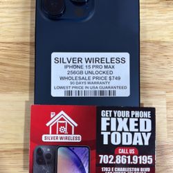 IPHONE 15Pro Max/ 256GB/ unlocked 