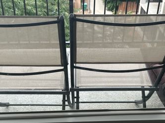Patio chairs  good condition