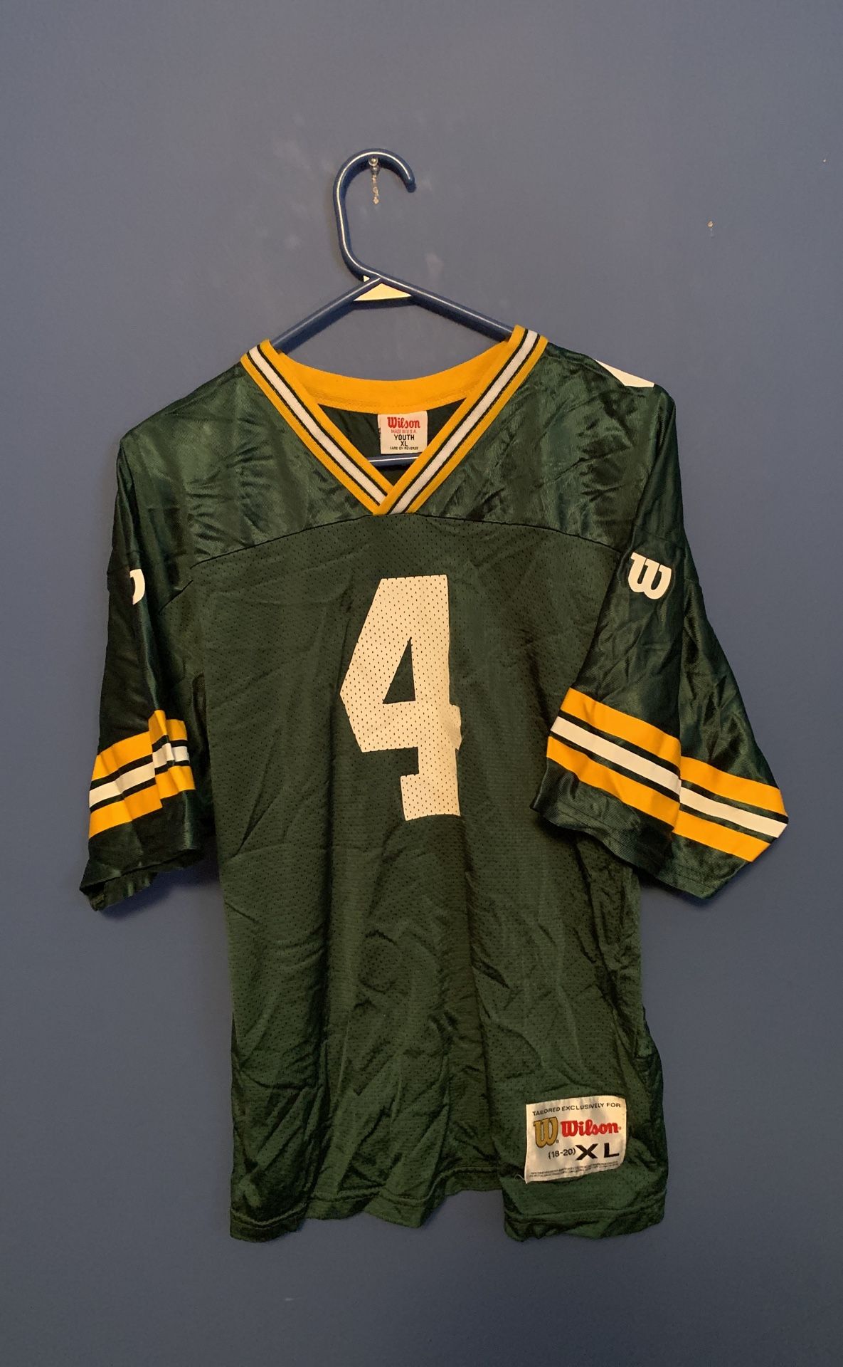 Wilson Green Bay Favre Jersey