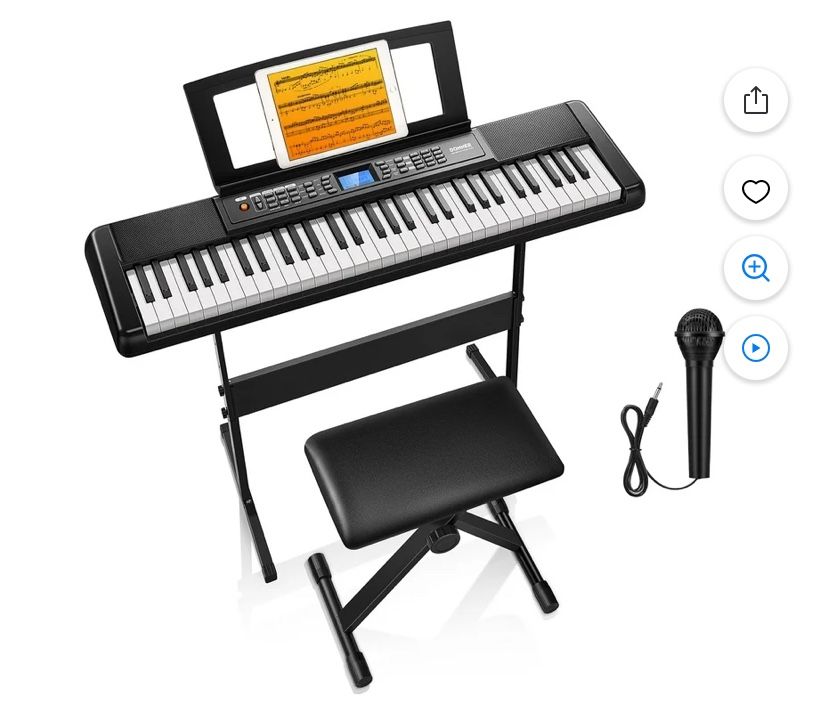 Donner DEK-200 61 Key Full Size Electronic Keyboard