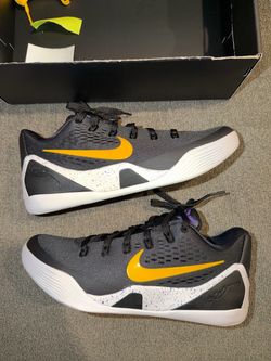 Nike Kobe 9 EM Low Protro TB ‘Black University Gold’ Size 8.5M
