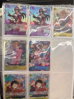 One piece SR cards TCG singles