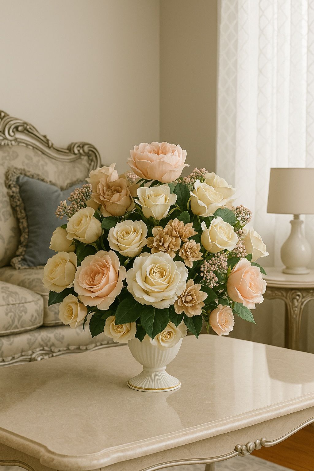 Large Silk Floral Arrangement 