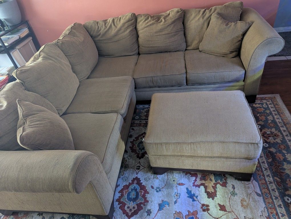 Set Of Sofa's & Ottoman 