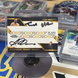 Alexander Volkov x Tank Abbott Dual Auto Card