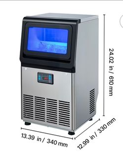 Vevor Commercial Stainless Steel Ice Maker Machine